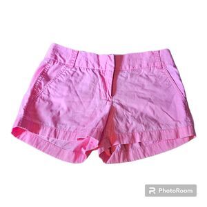 J. Crew Size 00 Chino Pink 100% Cotton Shorts